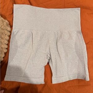 Gray Women's High-Waisted Shorts